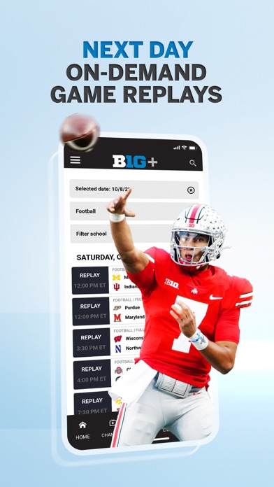 B1G+: Watch College Sports
