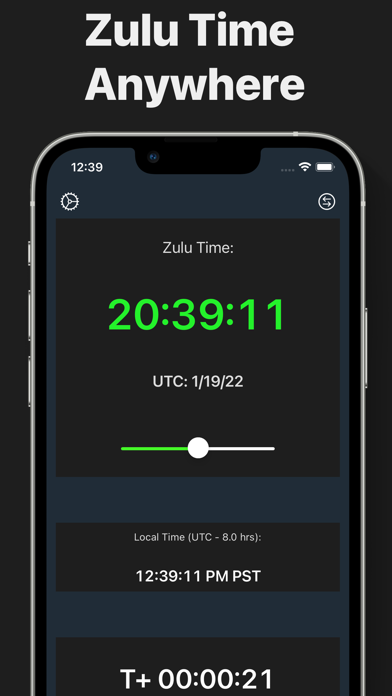 Zulu Time Widget - GMT/UTC