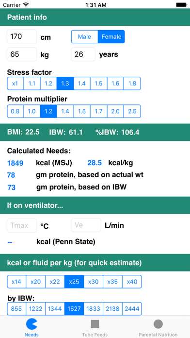 TPN and Tube Feeding - Nutricalc for RDs