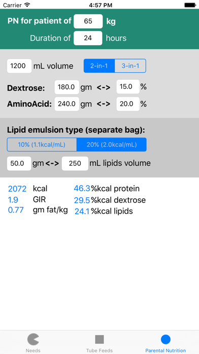 TPN and Tube Feeding - Nutricalc for RDs