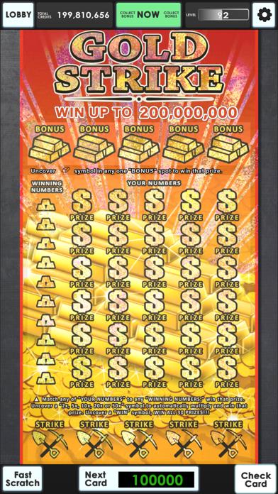Lucky Lottery Scratchers