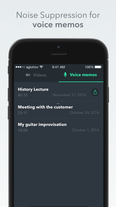 Denoise - audio noise removal