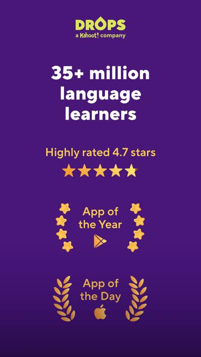 Drops: Language learning games