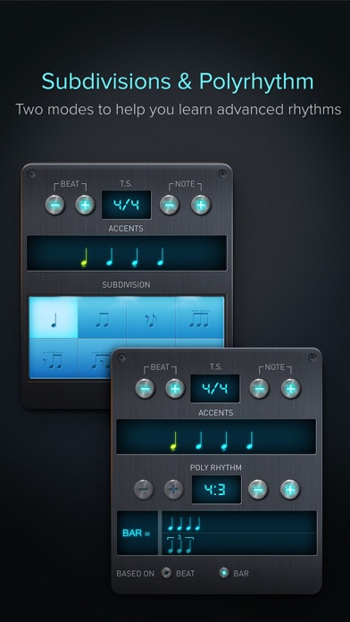 Pro Metronome - Tempo,Beat,Subdivision,Polyrhythm