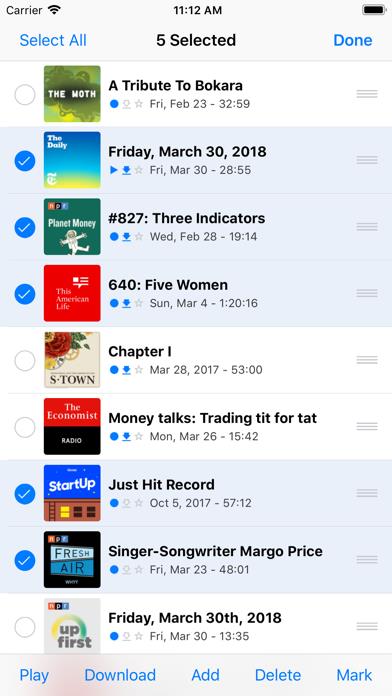 PodCruncher Podcast Player