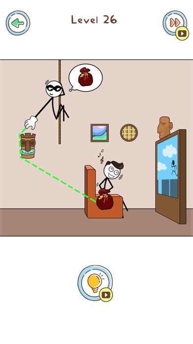 Thief Puzzle: to pass a level