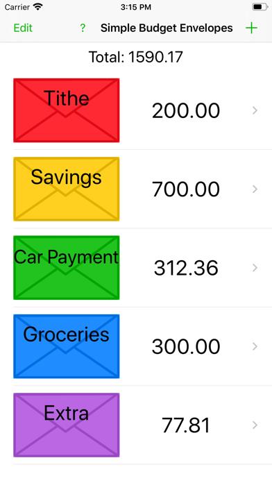 Simple Budget Envelopes