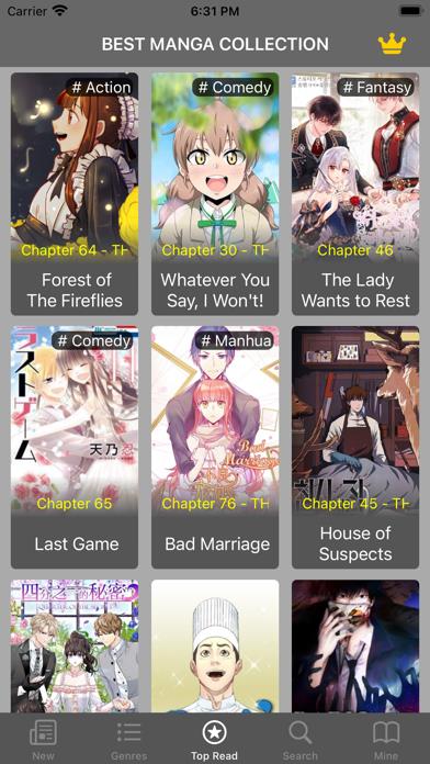 MANGA READER - COMICS & NOVELS