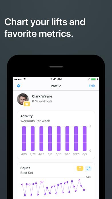 Strong Workout Tracker Gym Log