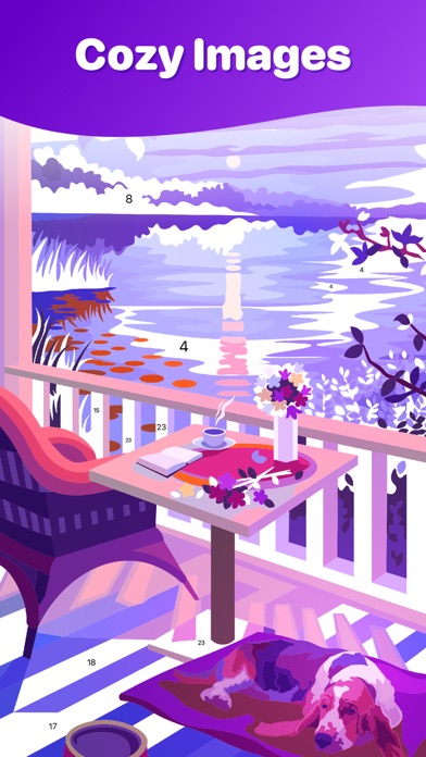 Paint by Number Art: Hey Color