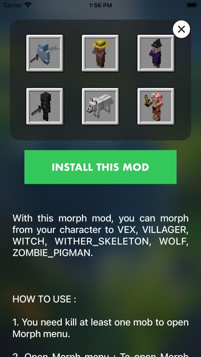 MCPE ADDONS - Morph Mods