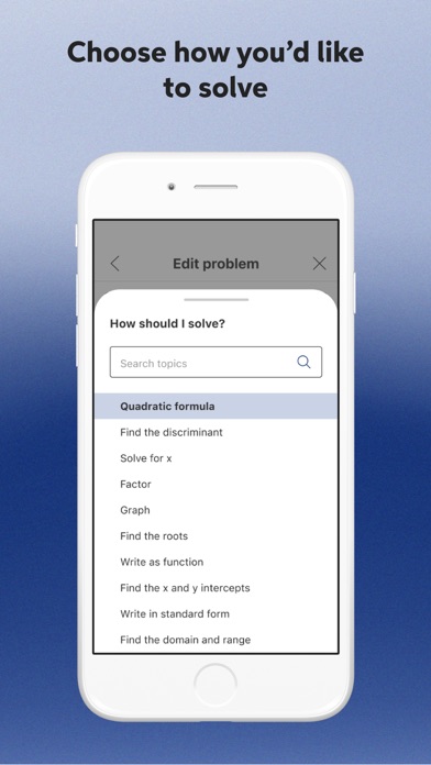 Mathway: Math Problem Solver