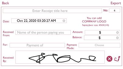 Make a Receipt