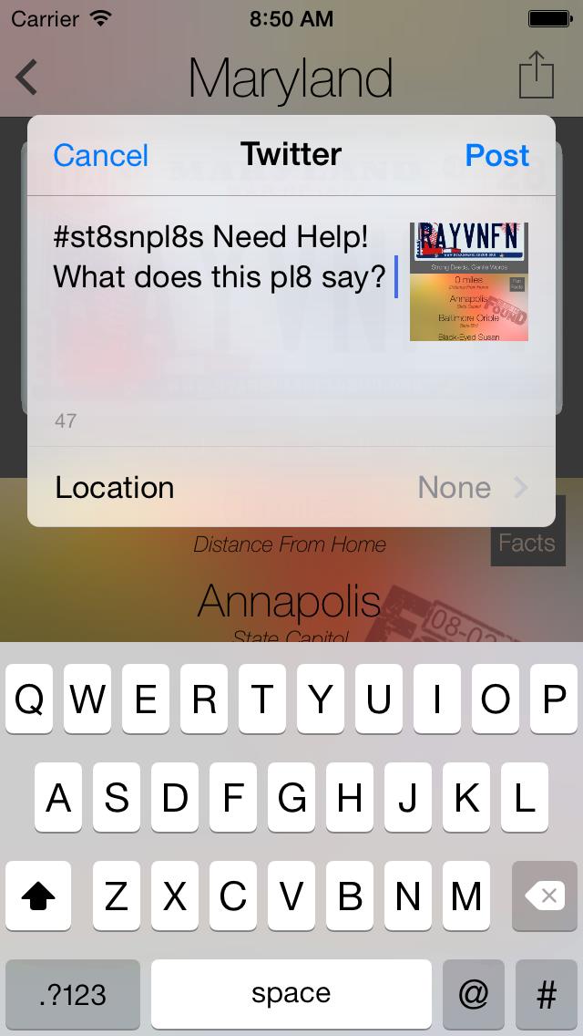 States And Plates, The License Plate Game