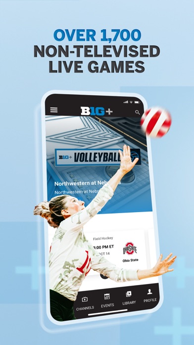 B1G+: Watch College Sports