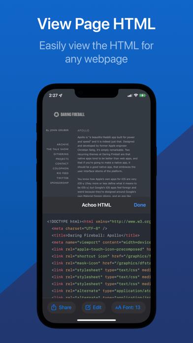 Achoo HTML Viewer & Inspector