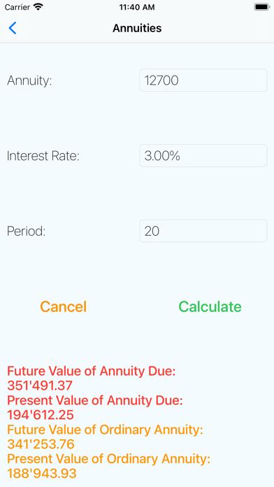 Financial Mathematics Calc