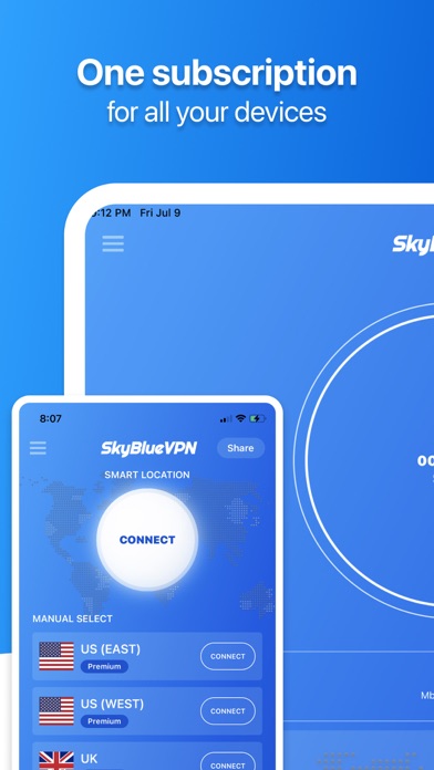 SkyBlueVPN: VPN Fast & Secure