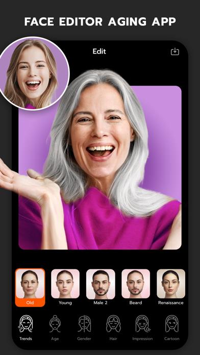 FaceLab: Face Editor, Age Swap