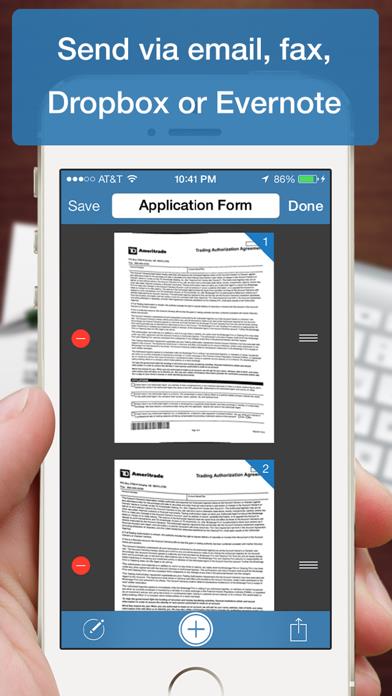 Scanner Deluxe - Scan and Fax Documents, Receipts, Business Cards to PDF