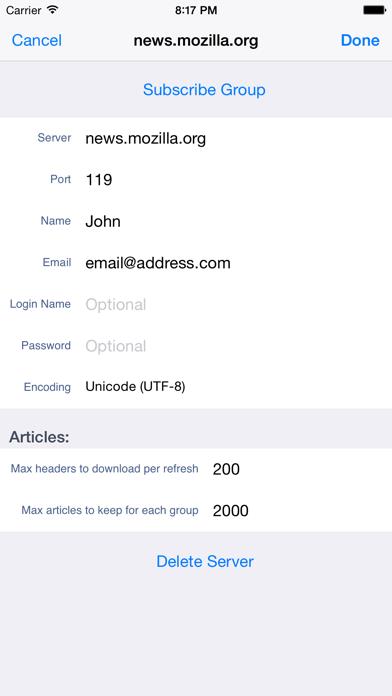 yrNews Usenet Reader