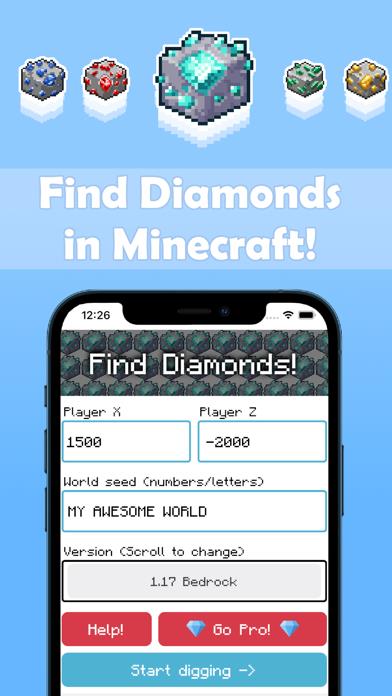 Find Diamonds! Minecraft Ores