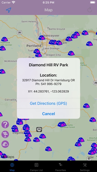 Oregon – Camping & RV spots