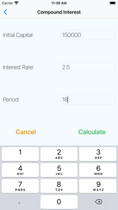 Financial Mathematics Calc