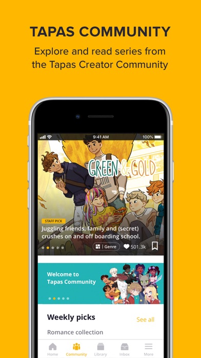 Tapas – Comics and Novels