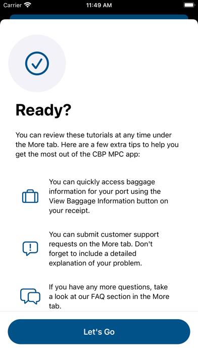 Mobile Passport Control