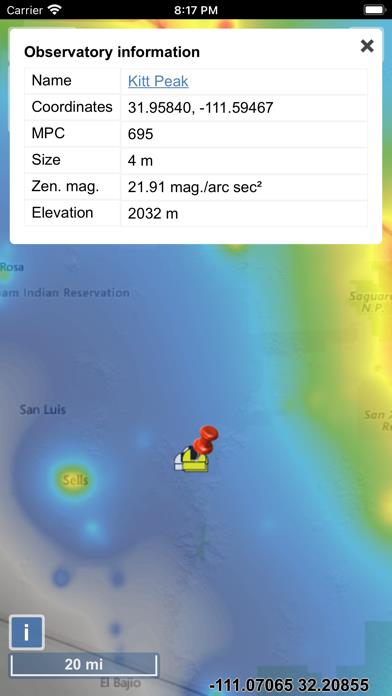 Light Pollution Map