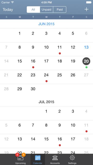 BillTracker for iPhone