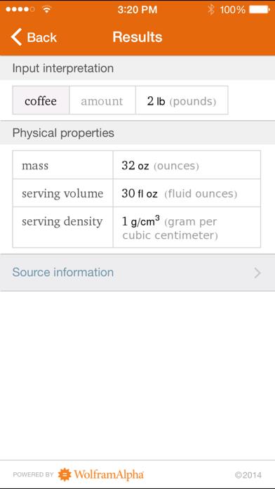 Wolfram Culinary Mathematics Reference App