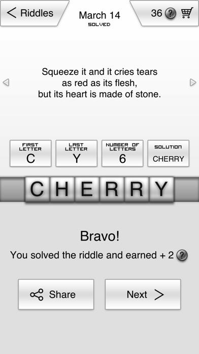 Another Year of Riddles