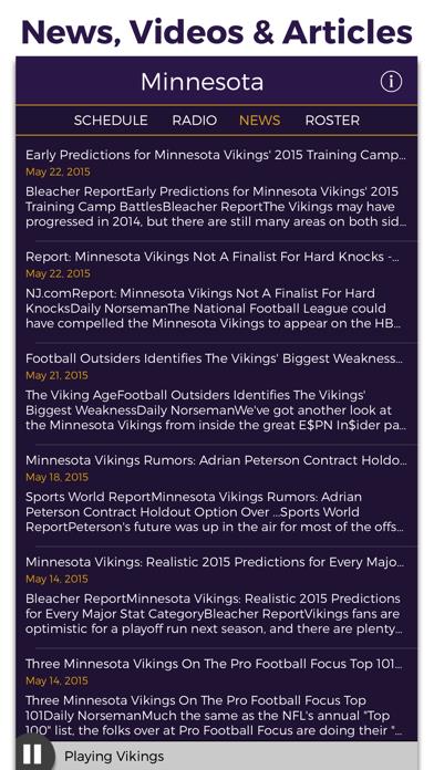 Minnesota Football Radio & Live Scores