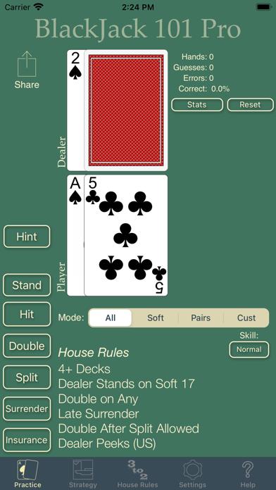 BlackJack 101 Pro Perfect Play