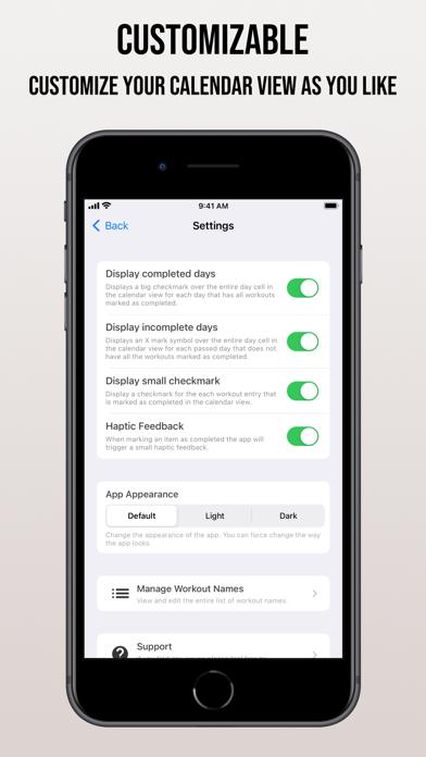 Workout Calendar - Motivation