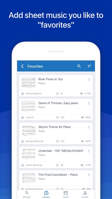 MuseScore: sheet music