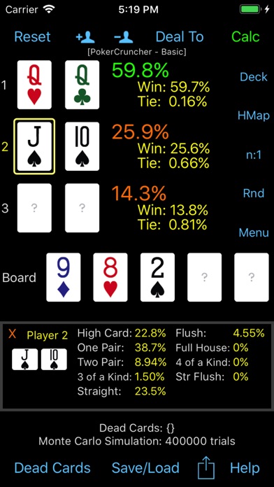 PokerCruncher - Basic - Odds