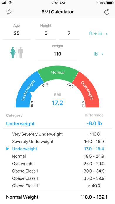 BMI Calculator – Weight Loss