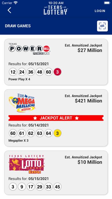 Texas Lottery Official App