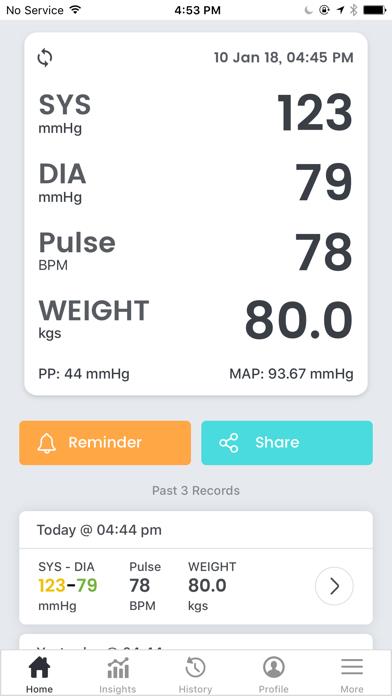 Blood Pressure App - SmartBP