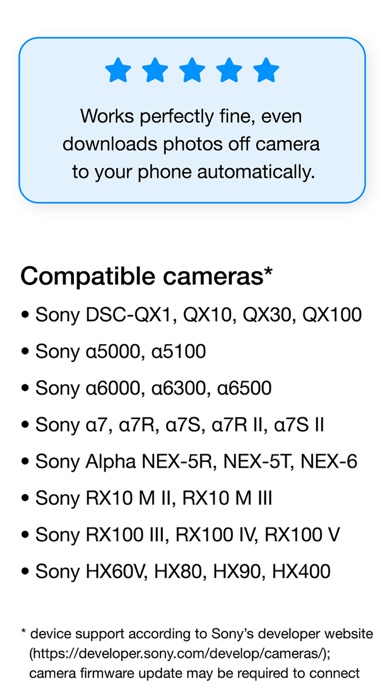 GoCamera for Sony PlayMemories