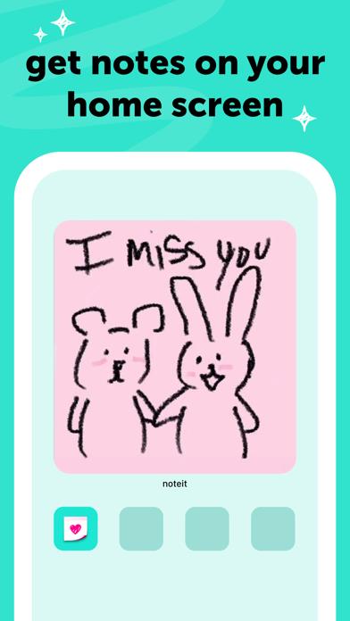 noteit widget - get it now