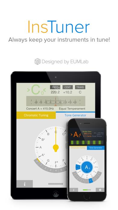 insTuner - Chromatic Tuner with Tone Generator