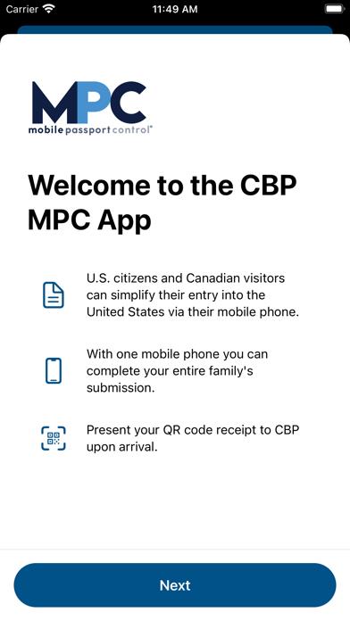 Mobile Passport Control