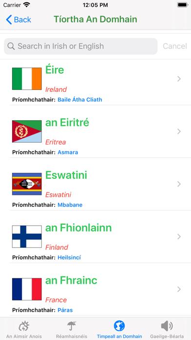 Aimsir - The Weather in Irish