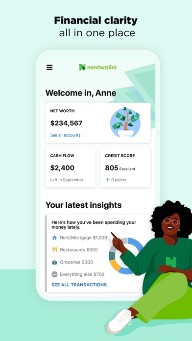 NerdWallet: Money Tracker App