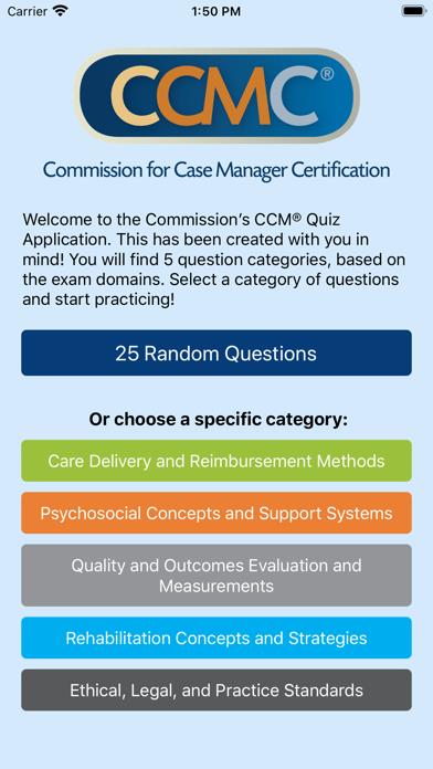 CCM Quiz App