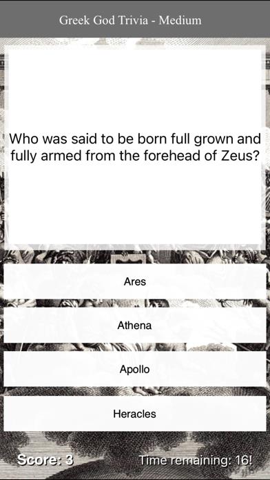 Greek God Trivia